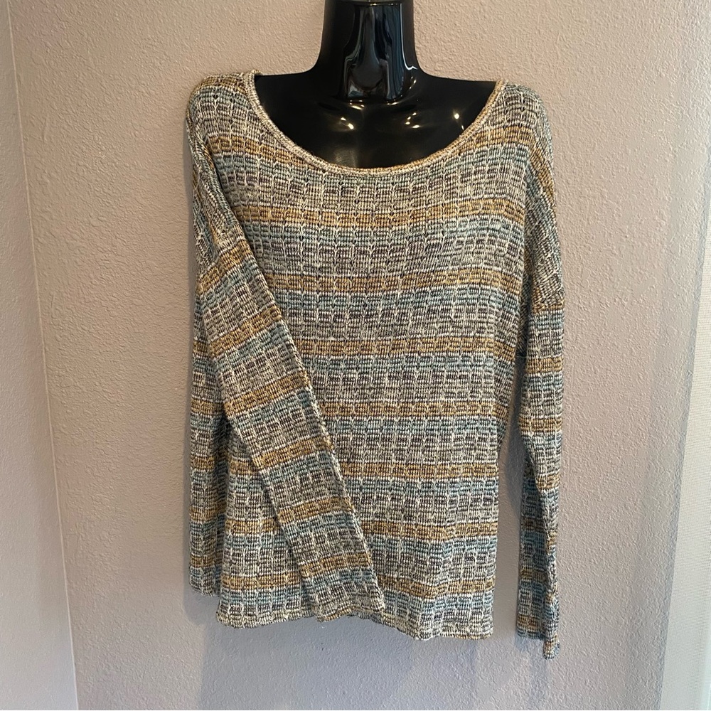 Cozy Knit Striped Sweater